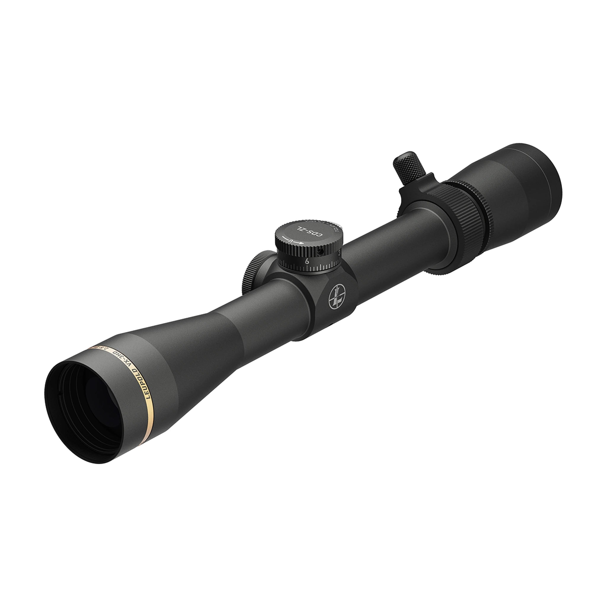 Leupold VX-3HD 2.5-8x36 CDS-ZL Duplex Zielfernrohr in vollständiger schräger Vorderansicht