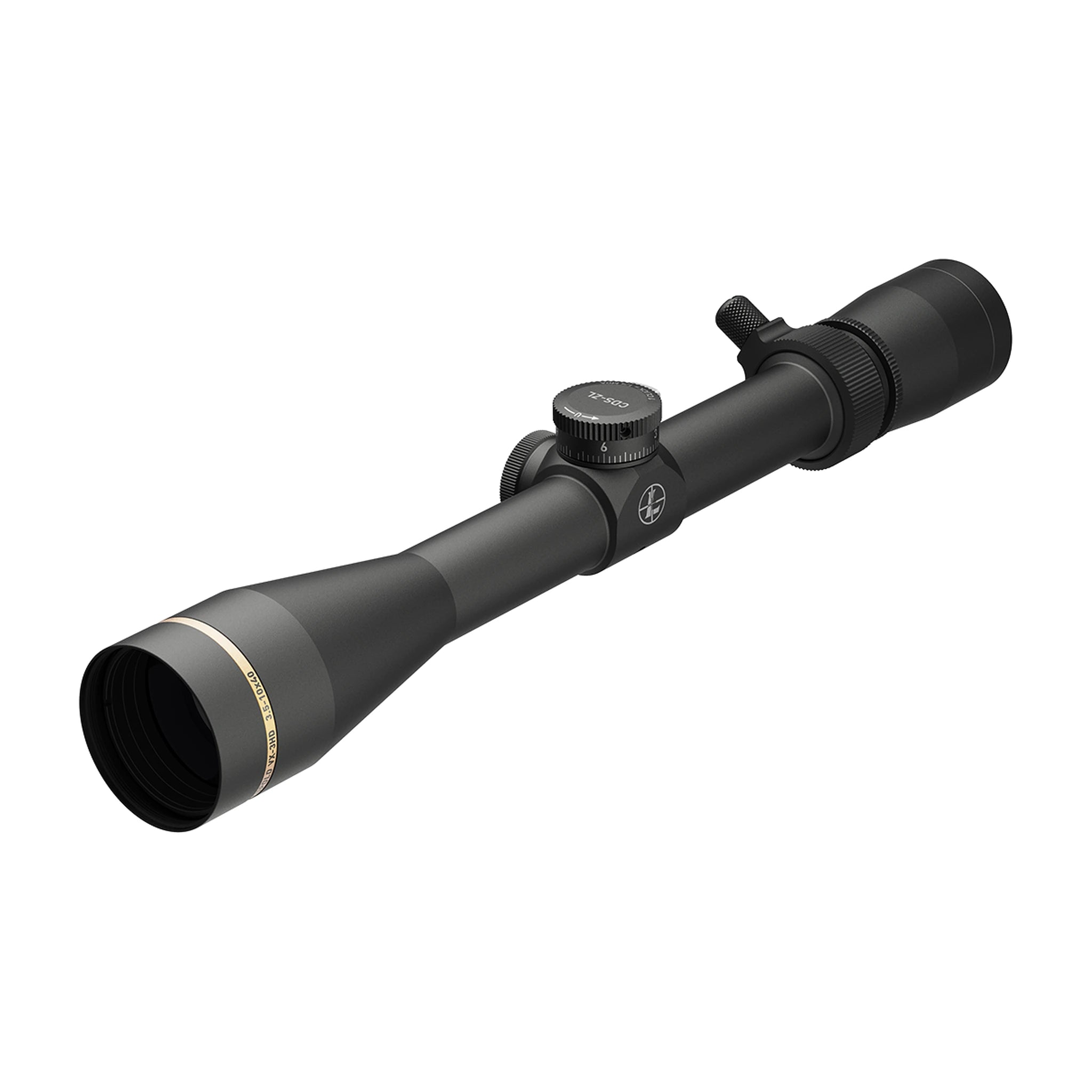 Leupold VX-3HD 3.5-10x40 CDS-ZL Duplex Zielfernrohr in vollständiger schräger Vorderansicht