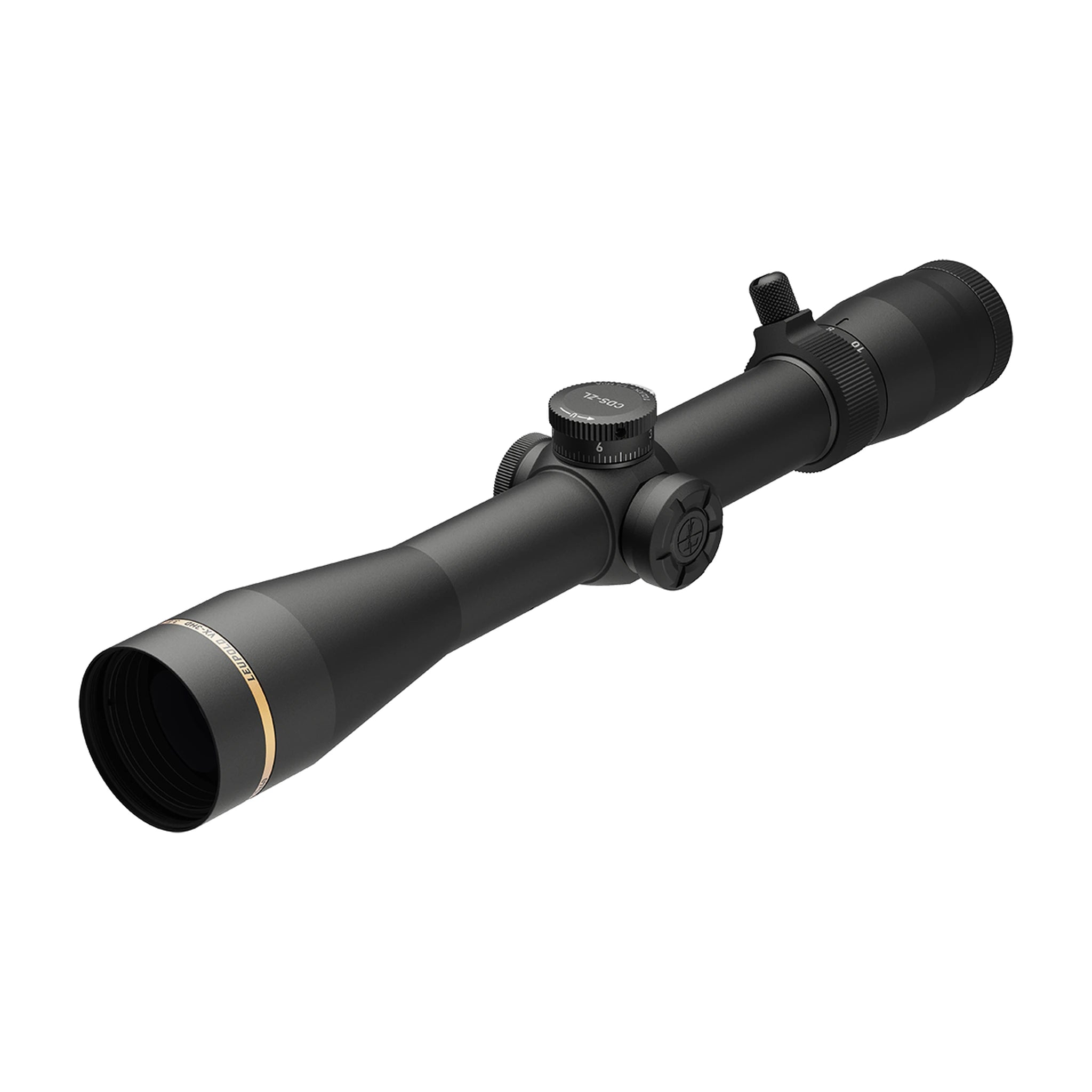 Leupold VX-3HD 3.5-10x40 CDS-ZL beleuchtet FireDot Twilight Hunter Zielfernrohr in vollständiger schräger Vorderansicht