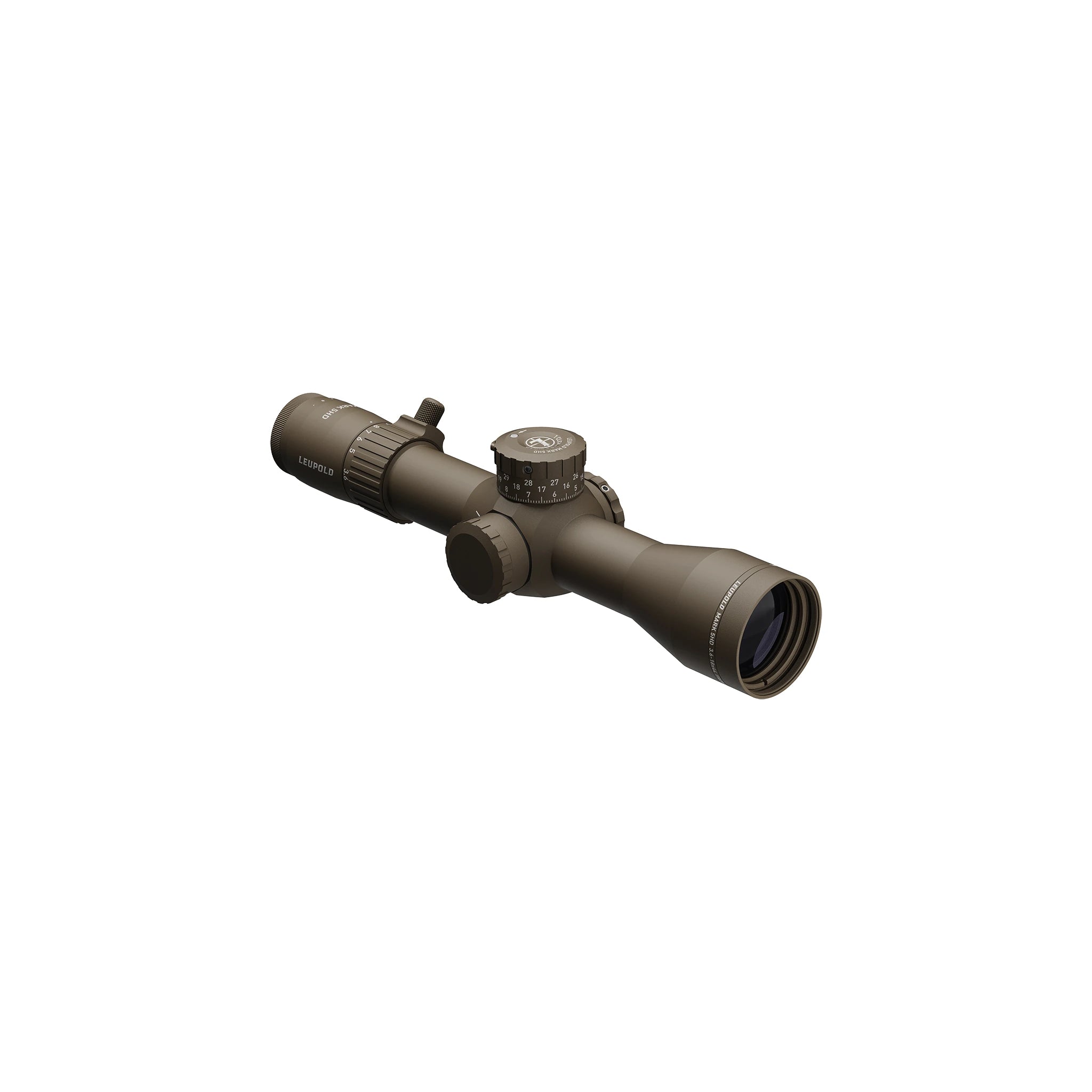 Leupold Mark 5HD 3.6-18x44 M5C3 FFP PR2-MIL - FDE Zielfernrohr – vollständige Produktansicht