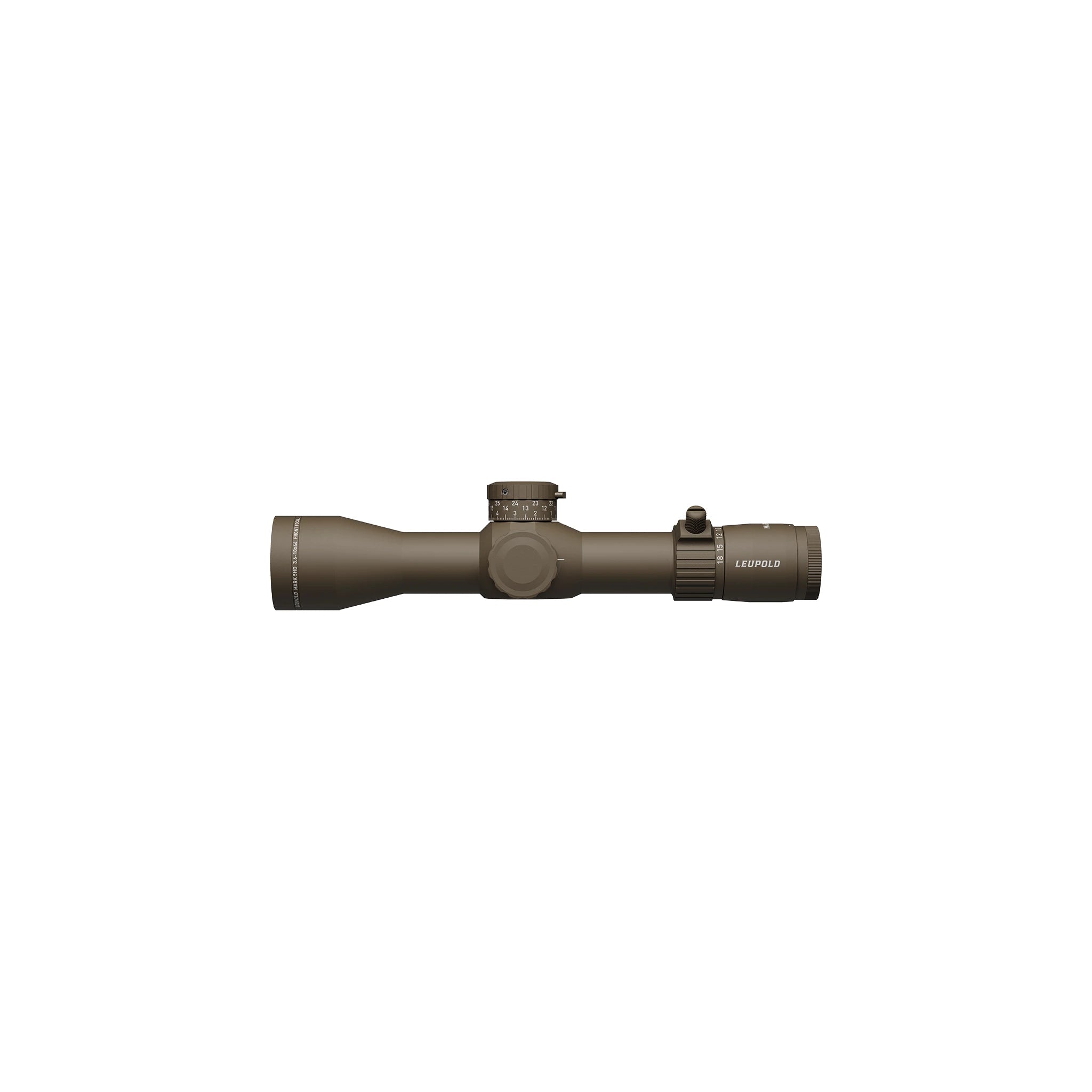 Leupold Mark 5HD 3.6-18x44 M5C3 FFP PR2-MIL - FDE Zielfernrohr – vollständige Produktansicht
