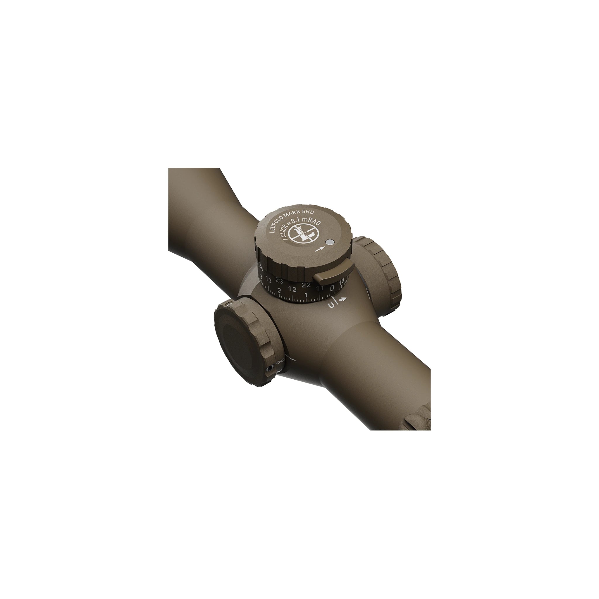 Leupold Mark 5HD 3.6-18x44 M5C3 FFP PR2-MIL - FDE Zielfernrohr – Detailansicht