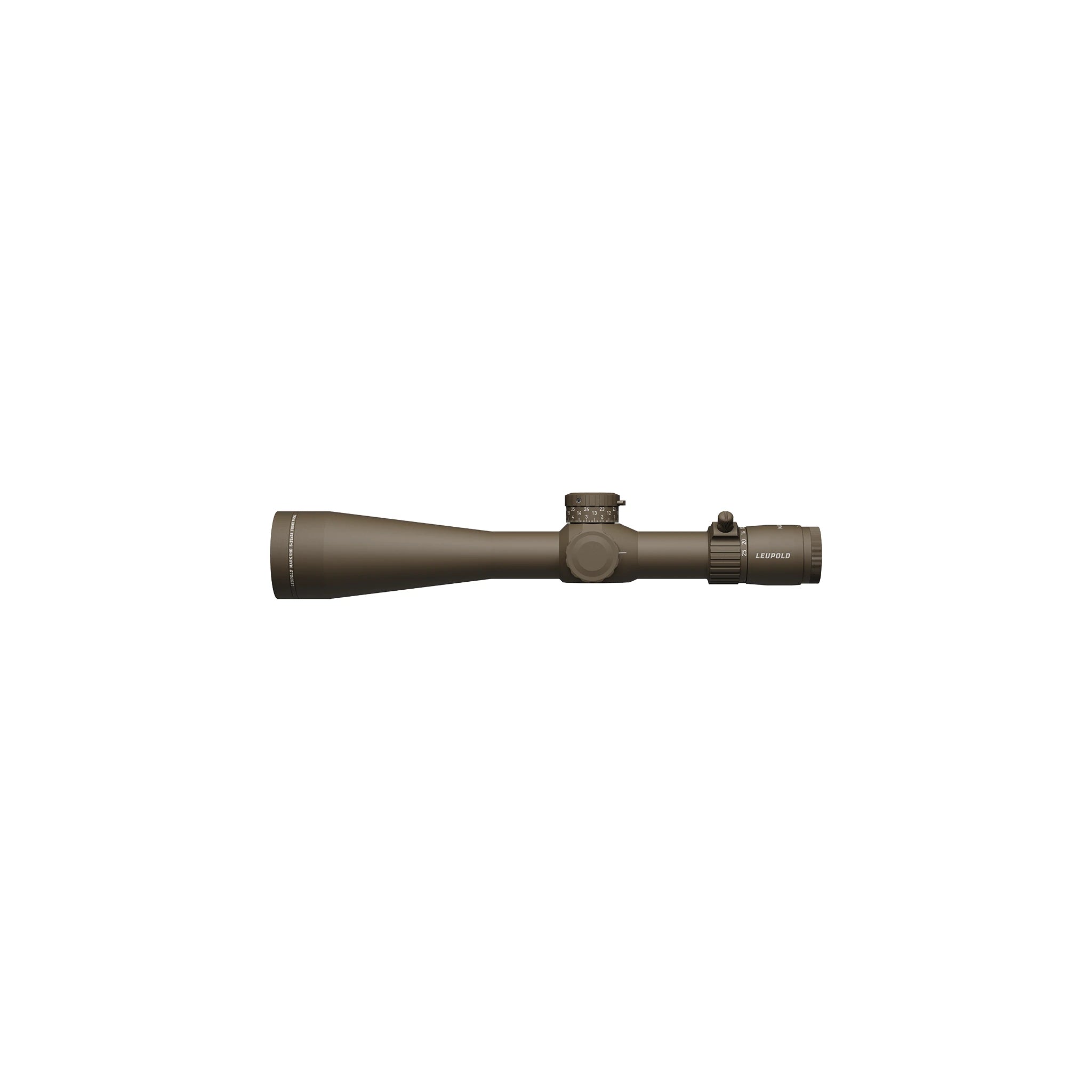 Leupold Mark 5HD 5-25x56 M5C3 FFP PR2-MIL - FDE Zielfernrohr – vollständige Produktansicht