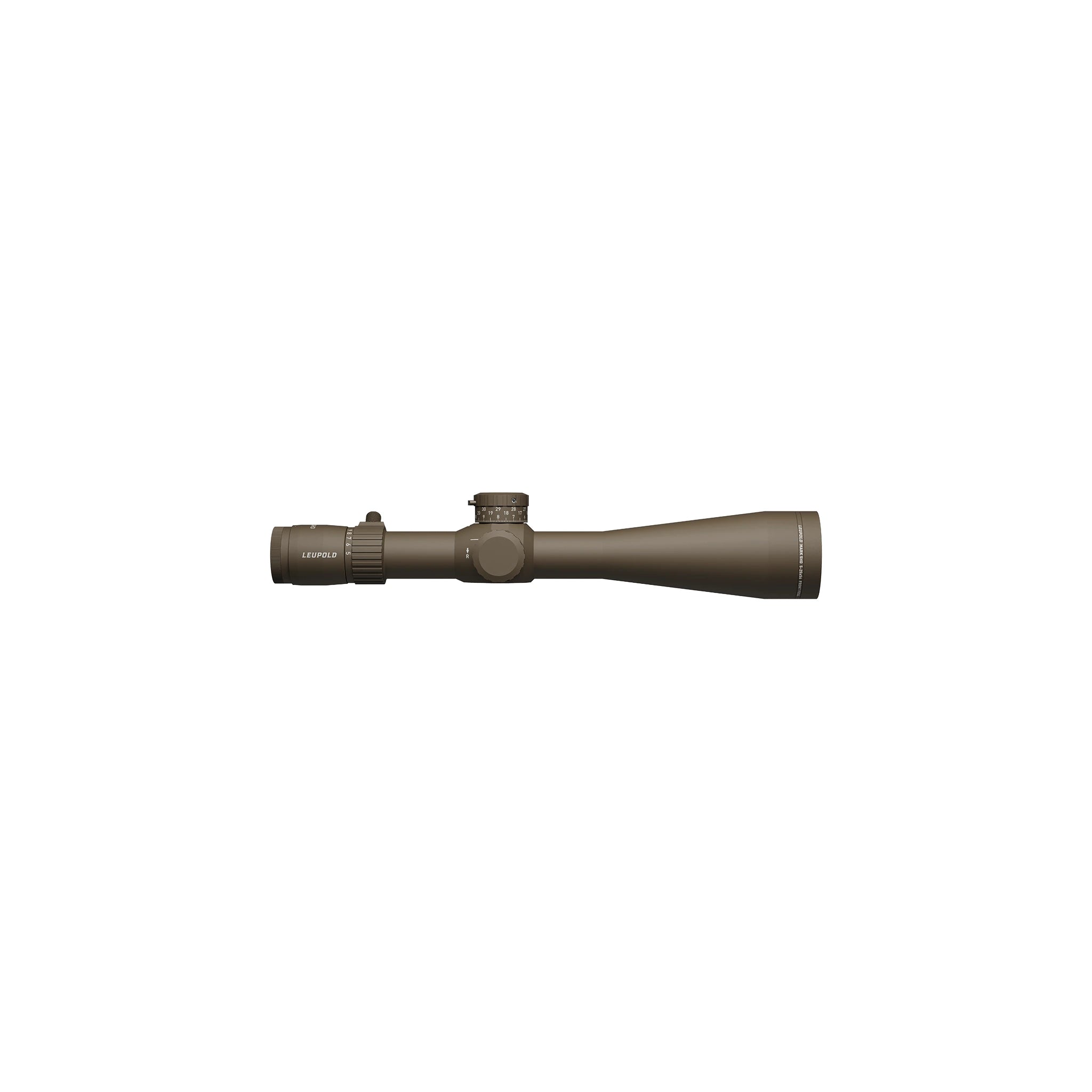 Leupold Mark 5HD 5-25x56 M5C3 FFP PR2-MIL - FDE Zielfernrohr – vollständige Produktansicht