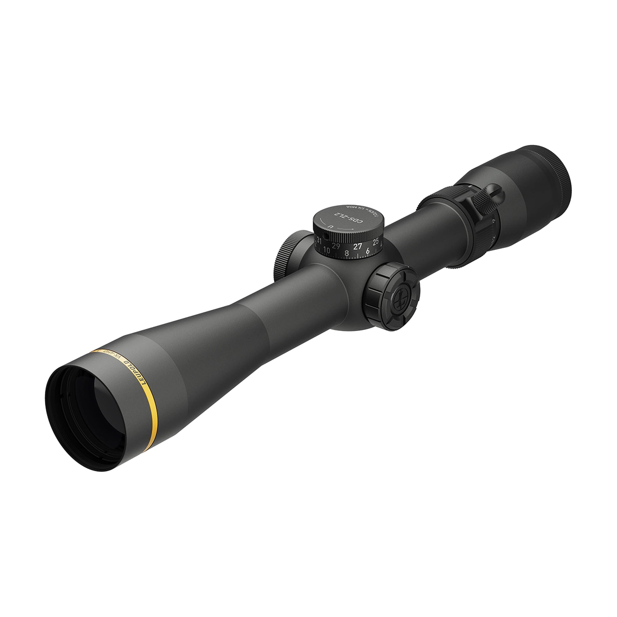 Leupold VX-4HD 3-12x40 CDS-ZL2 beleuchtet FireDot Twilight Hunter Zielfernrohr in vollständiger schräger Vorderansicht