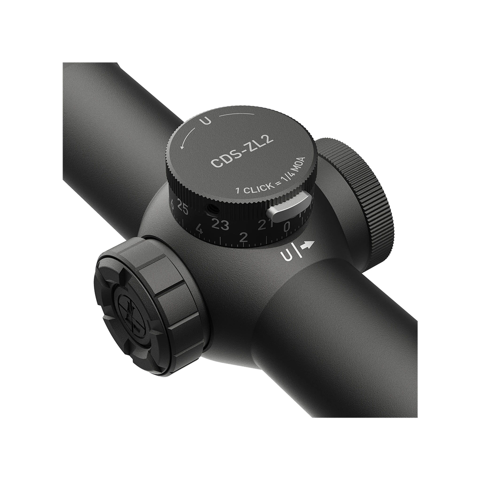 Leupold VX-4HD 3-12x50 CDS-ZL2 beleuchtet FireDot Twilight Hunter Zielfernrohr mit Ansicht der Verstelltürme