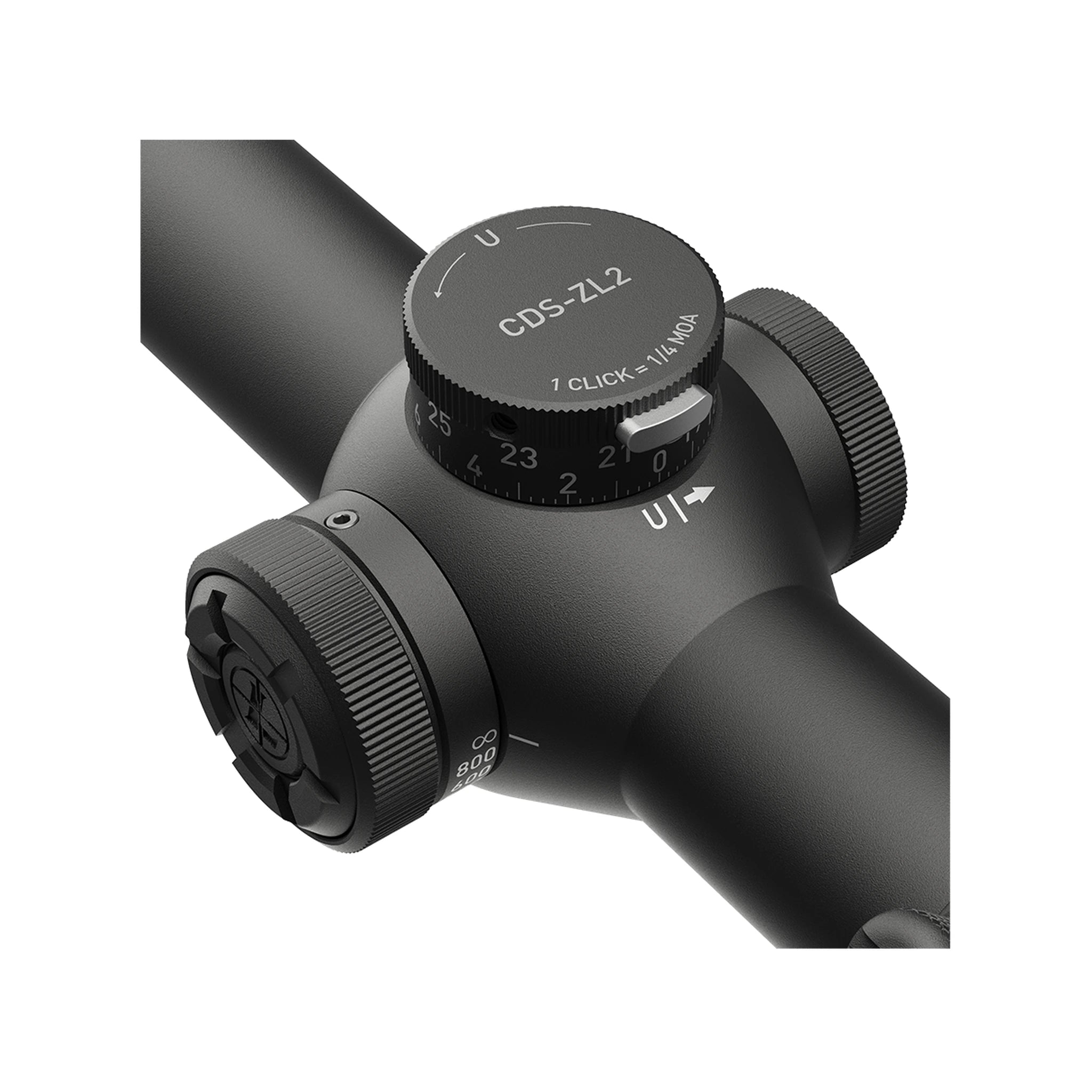 Leupold VX-4HD 4-16x50 CDS-ZL2 Side Focus beleuchtet FireDot Twilight Hunter Zielfernrohr mit Ansicht der Verstelltürme