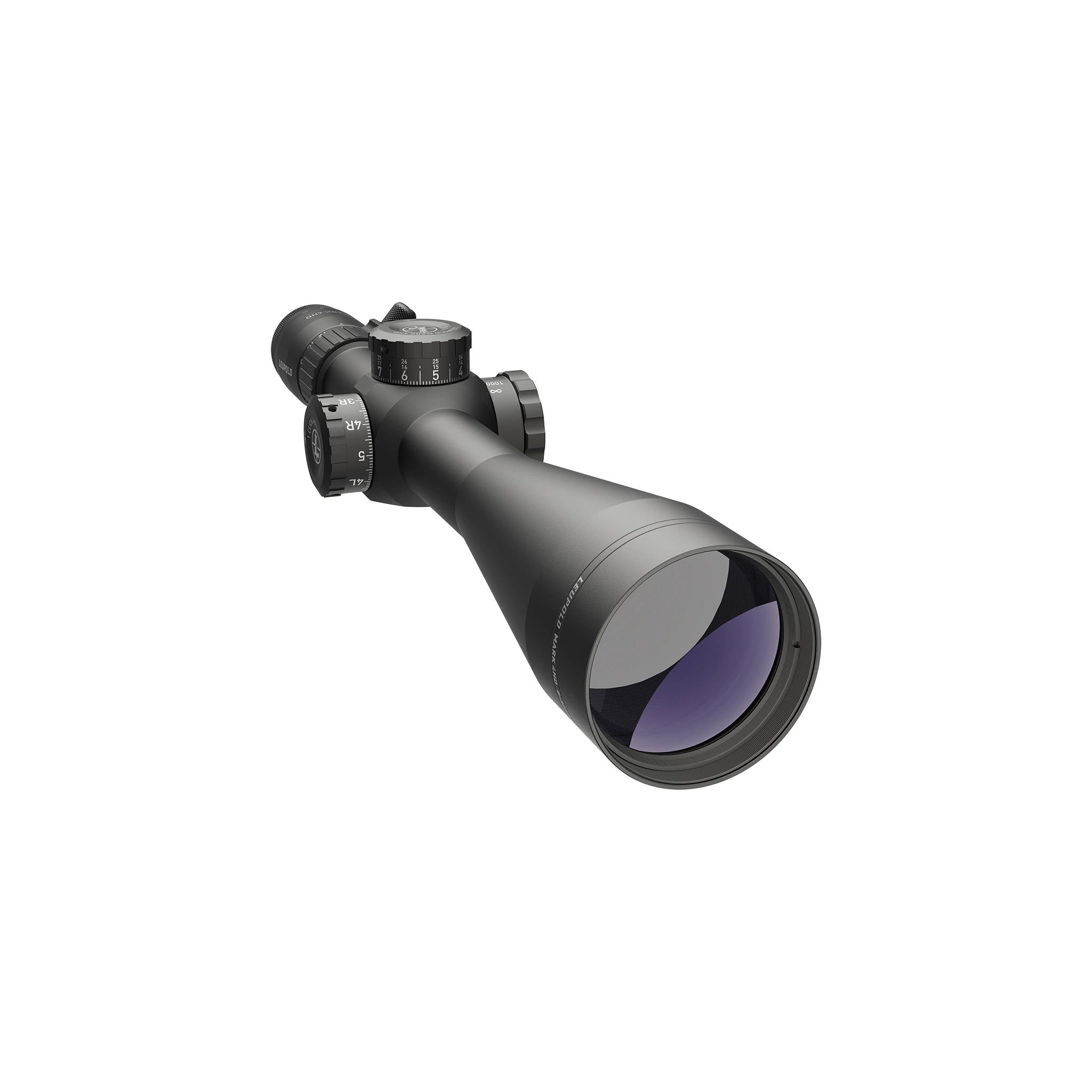 Leupold Mark 4HD 8-32x56 M5C3 Side Focus FFP beleuchtet PR2-MIL Zielfernrohr – Detailansicht