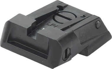 LPA MPS1KB06 verstellbare Match-Kimme für NOVAK Standard Rear Sight Cut – Schwarzes Visierbild – Produktansicht