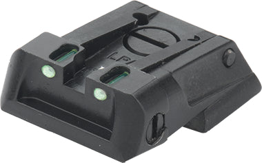 LPA MPS1KBFO verstellbare Match-Kimme für NOVAK Standard Rear Sight Cut – Fiber-Optik – Produktansicht