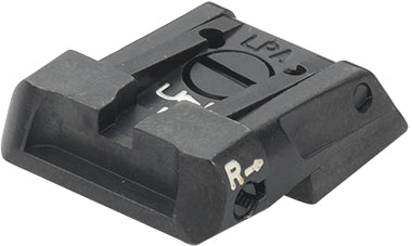 LPA MPS2TA06 verstellbare Match-Kimme für Tanfoglio Force, Compact, EAA Witness, Jericho – Schwarzes Visierbild – Produktansicht