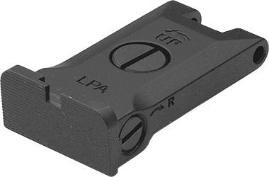 LPA PSE8507 Match-Mikrometer-Kimme für SIG-Sauer X-Five, X-Six – Schwarzes Visierbild – Produktansicht