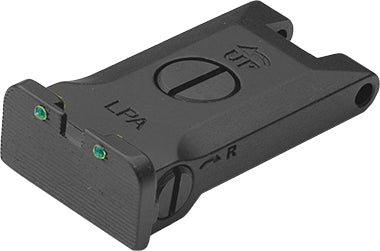 LPA PSE85FO Match-Mikrometer-Kimme für SIG-Sauer Pistolen X-Five, X-Six – Fiber-Optik – Produktansicht