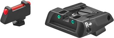 LPA SPF16GL Fiber-Optik-Visiersatz für Glock-Pistolen – Fiber-Optik – Produktansicht