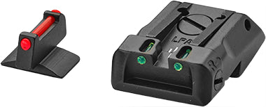 LPA SPF17SS Fiber-Optik-Visiersatz für SIG-Sauer Pistolen 1911 .22 L.R. – Fiber-Optik – Produktansicht