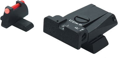 LPA SPR28SS7F Mikrometer-Visiersatz für SIG-Sauer P226 – Fiber-Optik – Produktansicht