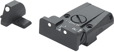 LPA SPR30SS18 Mikrometer-Visiersatz für SIG-Sauer P229, P320 und Springfield XD – White Outline – Produktansicht