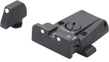 LPA SPR36GL30 Mikrometer-Visiersatz für Glock-Pistolen – 3-Punkt – Produktansicht