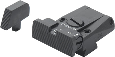 LPA SPR45CT07 Mikrometer-Visiersatz für Colt Government 1911-A1 – Schwarzes Visierbild – Produktansicht