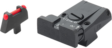 LPA SPR45CT7F Mikrometer-Visiersatz für Colt Gov't M1911A1 – Fiber-Optik – Produktansicht