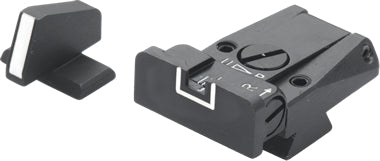 LPA SPR62BN18 Mikrometer-Visiersatz für Browning HP MKIII – White Outline – Produktansicht