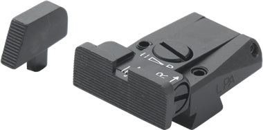 LPA SPR80CT07 Mikrometer-Visiersatz für Colt Series 80 – Schwarzes Visierbild – Produktansicht