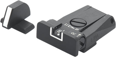 LPA SPR94BE18 Mikrometer-Visiersatz für Beretta 92A1, 98A1, M9A3, 90TWO – White Outline – Produktansicht