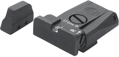 LPA SPR98BE07 Mikrometer-Visiersatz für Beretta 92, 96, 98, M9 und M9A1 – Schwarzes Visierbild – Produktansicht