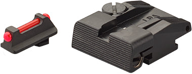 LPA SPS15WA6F Mikrometer-Visiersatz für Walther P99, PPQ, PPQ M2 – Fiber-Optik – Produktansicht
