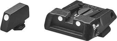 LPA SPS16GL30 Mikrometer-Visiersatz für Glock-Pistolen – 3-Punkt – Produktansicht