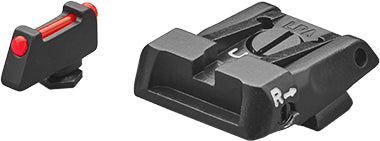 LPA SPS16GL6F Mikrometer-Visiersatz für Glock Pistolen – Fiber-Optik – Produktansicht