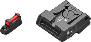 LPA SPS22CZ6F Mikrometer-Visiersatz für CZ P-07, P-09 (nicht Kadet) – Fiber-Optik – Produktansicht