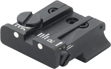LPA TPU19WA30 verstellbare Mikrometer-Kimme für Walther P99, PPQ, PPQ M2, S&W SW99 – 2-Punkt – Produktansicht