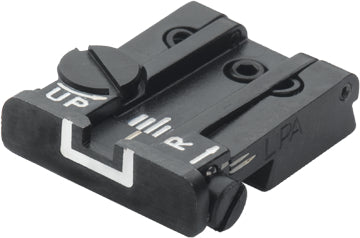 LPA TPU22RG18 verstellbare Mikrometer-Kimme für Ruger KK-Pistole MKII – White Outline – Produktansicht