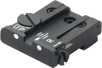 LPA TPU32GL30 verstellbare Mikrometer-Kimme für Glock-Pistolen – 2-Punkt – Produktansicht