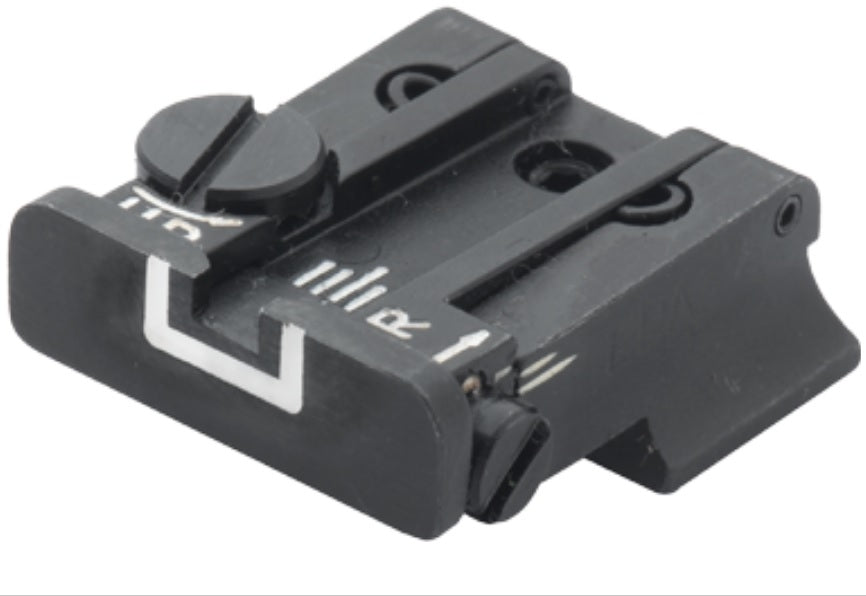 LPA TPU57ZC18 verstellbare Mikrometer-Kimme für CZ 75/85 neu – White Outline – Produktansicht