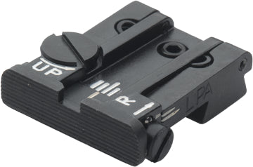 LPA TPU60BS07 verstellbare Mikrometer-Kimme für Browning HP Sport – Schwarzes Visierbild – Produktansicht