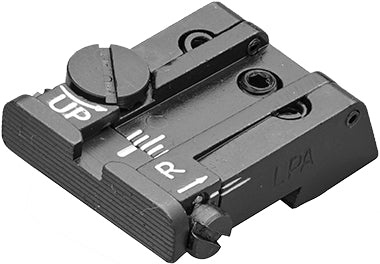 LPA TPU89BZ07 verstellbare Mikrometer-Kimme für CZ Shadow, Shadow 2, P09 Kadet – Schwarzes Visierbild – Produktansicht