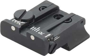 LPA TPU91SW30 verstellbare Mikrometer-Kimme für S&W 3rd Gen Pistolen Kaliber 9 mm / .40 S&W – 2-Punkt – Produktansicht