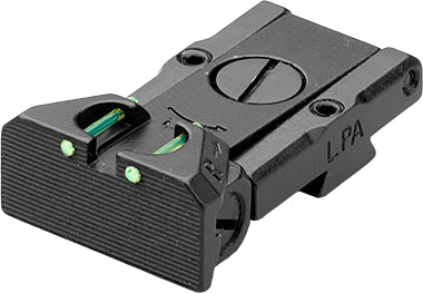 LPA TRT54FUFO Target-Match-Kimme für für Pistolen mit BO-MAR BMCS Fräsung – Fiber-Optik – Produktansicht