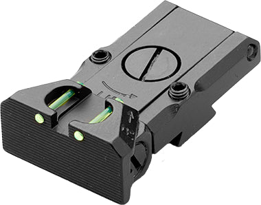 LPA TRT92BWFO Target-Match-Kimme für CZ 75 Tactical Sport, TS Orange – Fiber-Optik – Produktansicht