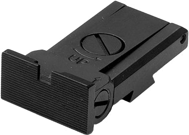 LPA TRT96TA07 Target-Match-Kimme für Tanfoglio Ultra Match, Gold Match, Stock II und III – Schwarzes Visierbild – Produktansicht