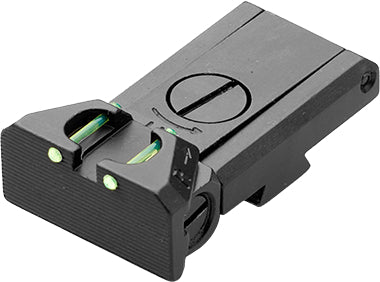LPA TRT96TAFO Target-Match-Kimme für Tanfoglio Ultra Match, Gold Match, Stock II und III – Fiber-Optik – Produktansicht