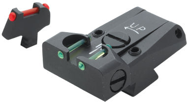 LPA TTF45CT Fiber-Optik-Visiersatz für Colt M1911A1 – Fiber-Optik – Produktansicht