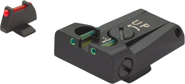 LPA TTF94BE Fiber-Optik-Visiersatz für Beretta M9A3, 92A1, 98A1, 90Two und 8000 Cougar – Fiber-Optik – Produktansicht