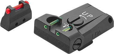 LPA TTF98BE Fiber-Optik-Visiersatz für Beretta 92, 96, 98, M9A1 – Fiber-Optik – Produktansicht