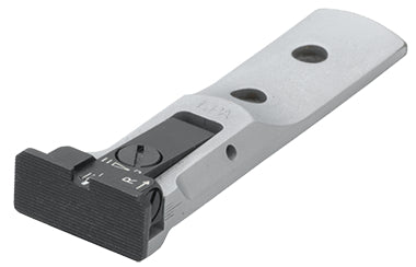 LPA TXT01-07-SILVER BASE verstellbares Revolvervisier für 629, 686, 586, 627, 66, 67, 696, 17, 19, 657, 610, 625, 29, 27 – Schwarzes Visierbild – Produktansicht
