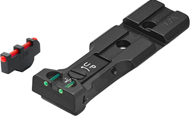 LPA WXT02-F1 BLACK BASE verstellbares Revolvervisier mit Weaver-Basis für 629, 686, 586, 627, 66, 67, 696, 17, 19, 657, 610, 625, 29, 27 und neu für Kaliber .50 – Schwarzes Visierbild – Produktansicht