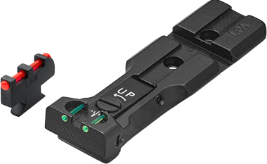 LPA WXT02-F2 BLACK BASE verstellbares Revolvervisier mit Weaver-Basis für 629, 686, 586, 627, 66, 67, 696, 17, 19, 657, 610, 625, 29, 27 und neu für Kaliber .50 – Schwarzes Visierbild – Produktansicht