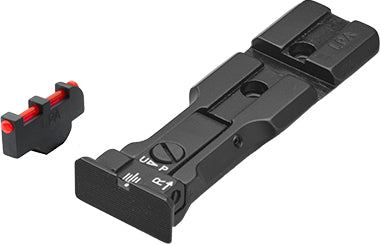 LPA WXT0407-F1 BLACK BAS verstellbares Revolvervisier mit Weaver-Basis für 629, 686, 586, 627, 66, 67, 696, 17, 19, 657, 610, 625, 29, 27 und neu für Kaliber .50 – Schwarzes Visierbild – Produktansicht